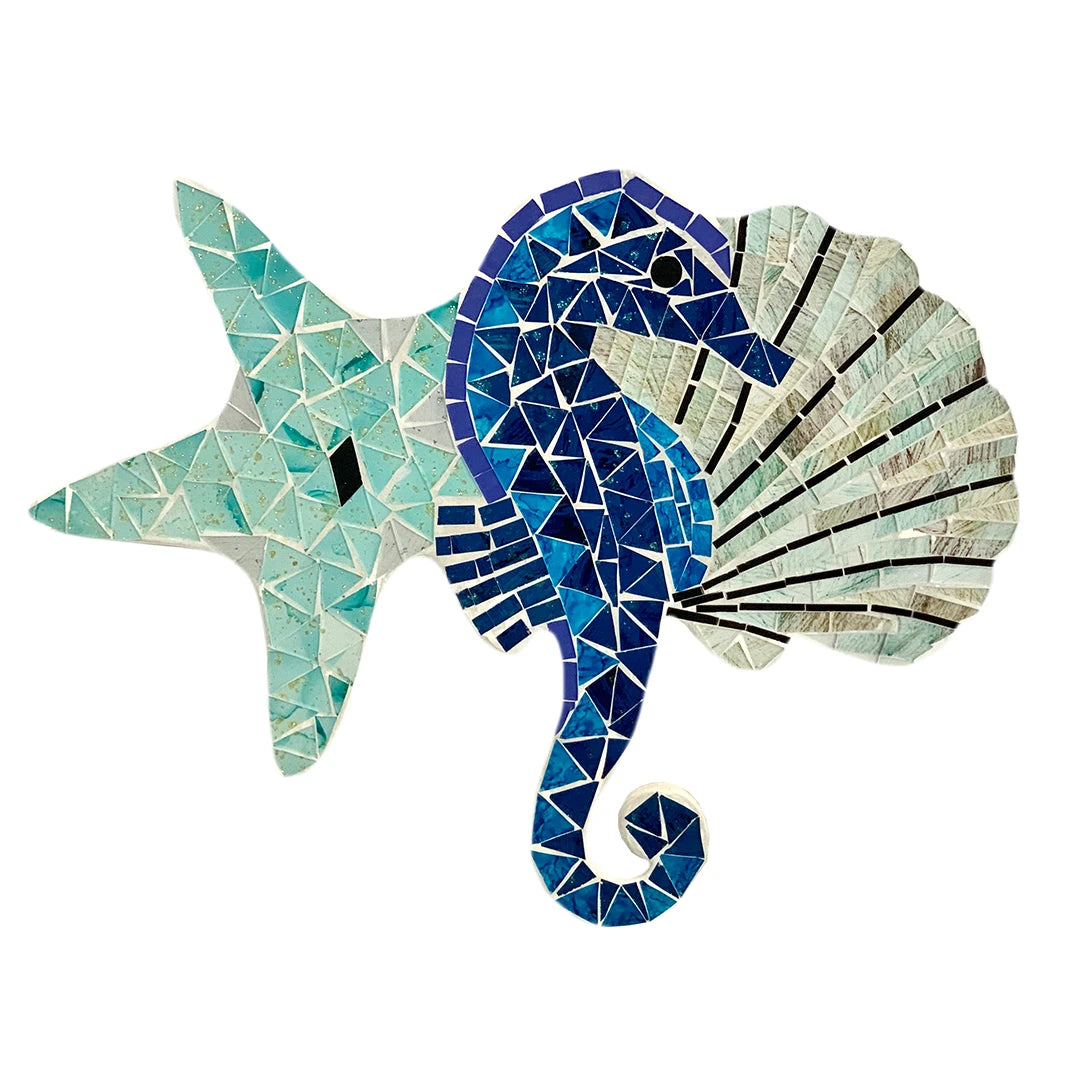 Mosaico caballo de mar