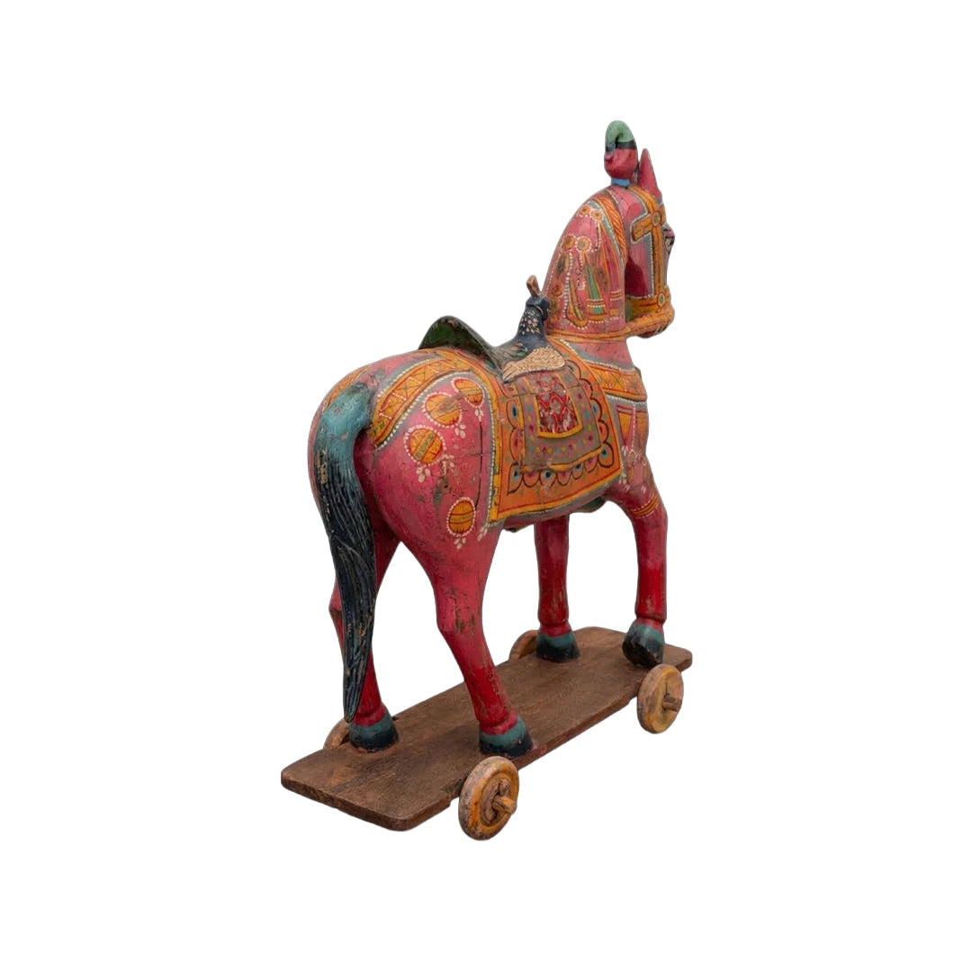 Caballo Fucsia Ruedas