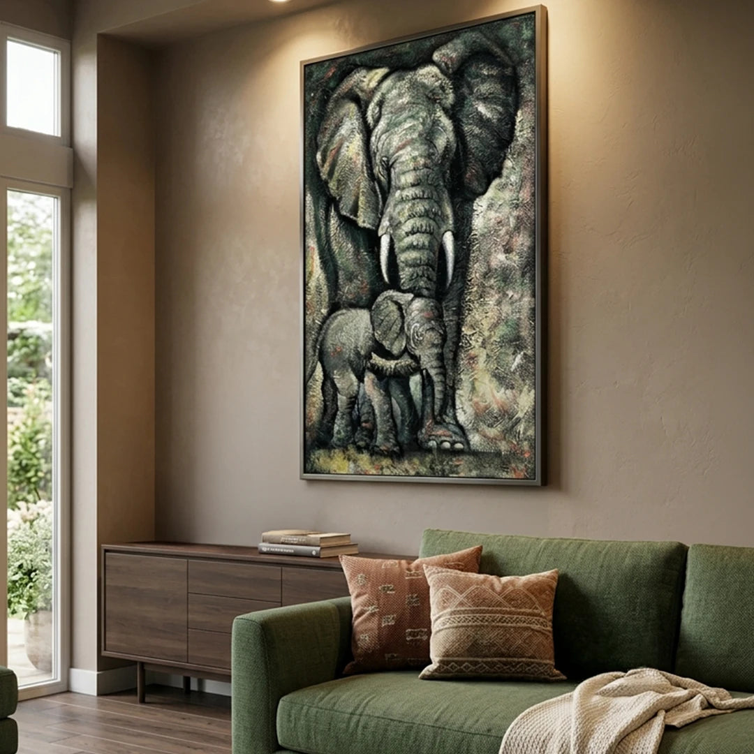 Cuadro elefante