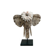 Elefante con conchas