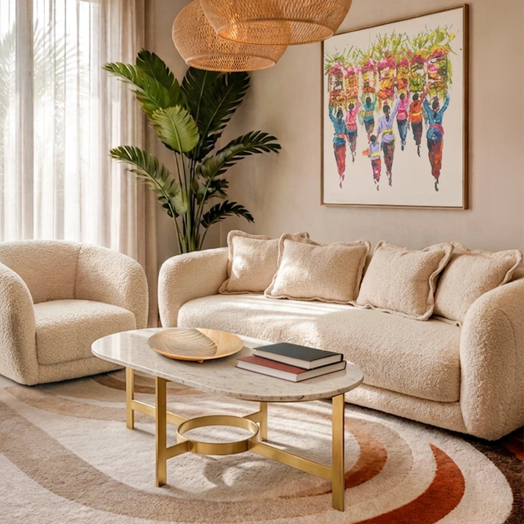 Sofa Bouclé