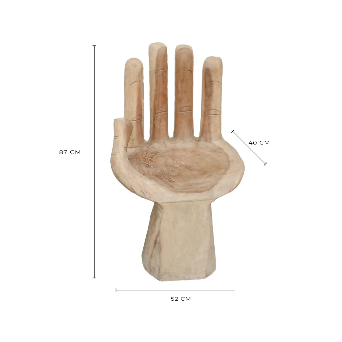 Silla mano Buda