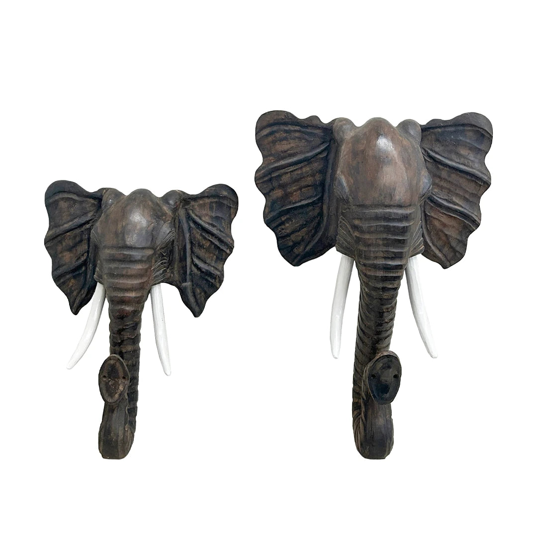 Cabeza de elefante café