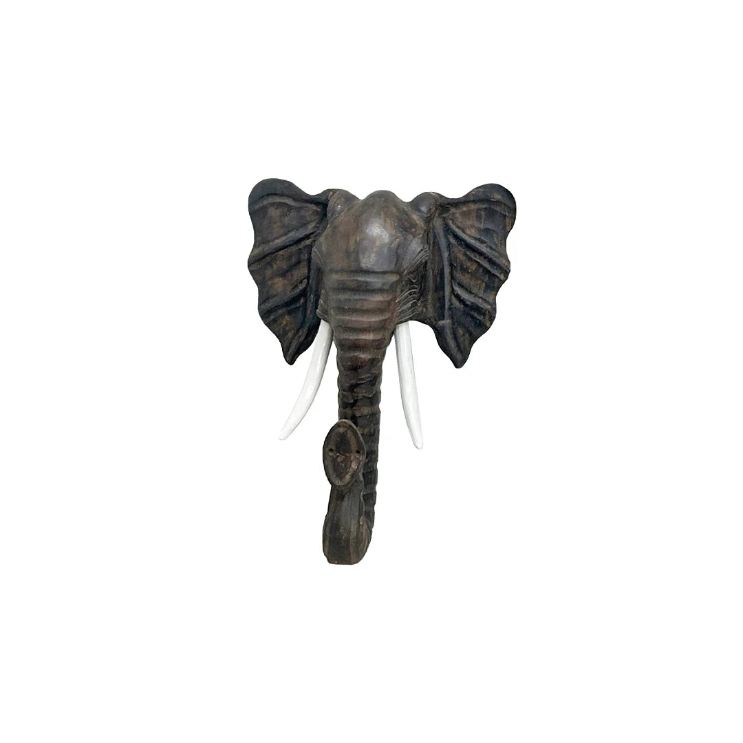 Cabeza de elefante café